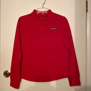 Girls Red Vineyard Vines Shep Shirt